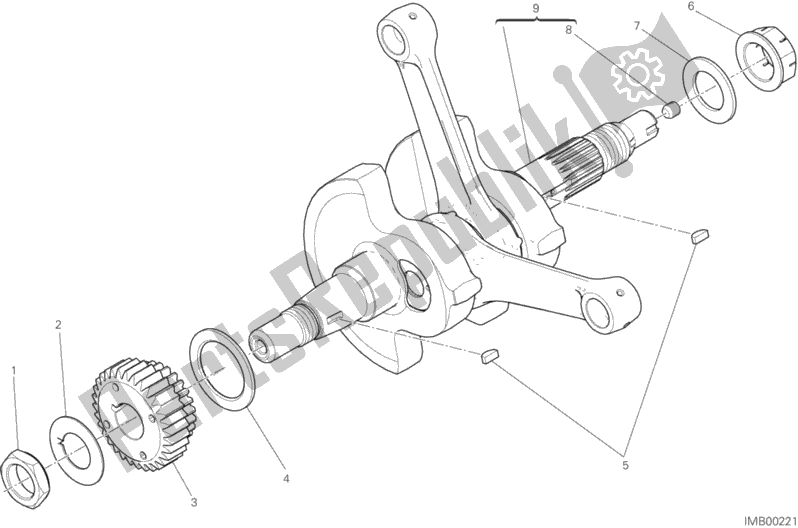 Todas las partes para Bielas de Ducati Scrambler Sixty2 Thailand USA 400 2017